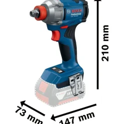 Akkuiskumutterinväännin Bosch Professional GDX 18V-285 Solo 18V ilman akkua