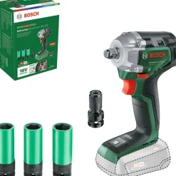Akkuiskumutterinväännin Bosch UniversalImpactDrive 18V-350 Solo 18V ilman akkua + hylsysarja