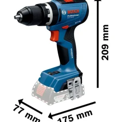 Akkuiskuporakone Bosch Professional GSB 18V-65 18V 2x2,0 Ah akuilla + L-Case