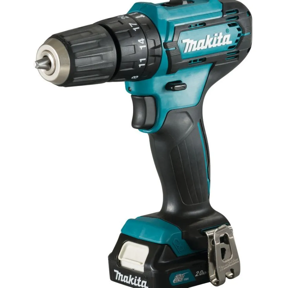 Akkuiskuporakone Makita HP333DWAE 30/14Nm 12V 2x2.0Ah akuilla