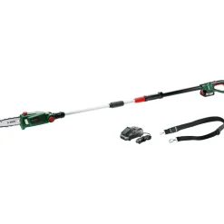 Akkuoksasaha Bosch UniversalChainPole 18 18V 2,5 Ah akulla