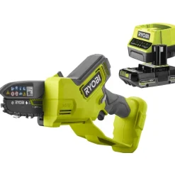Akkuoksasaha Ryobi RY18PSX10A-120 18V 10 cm 2,0 Ah akulla
