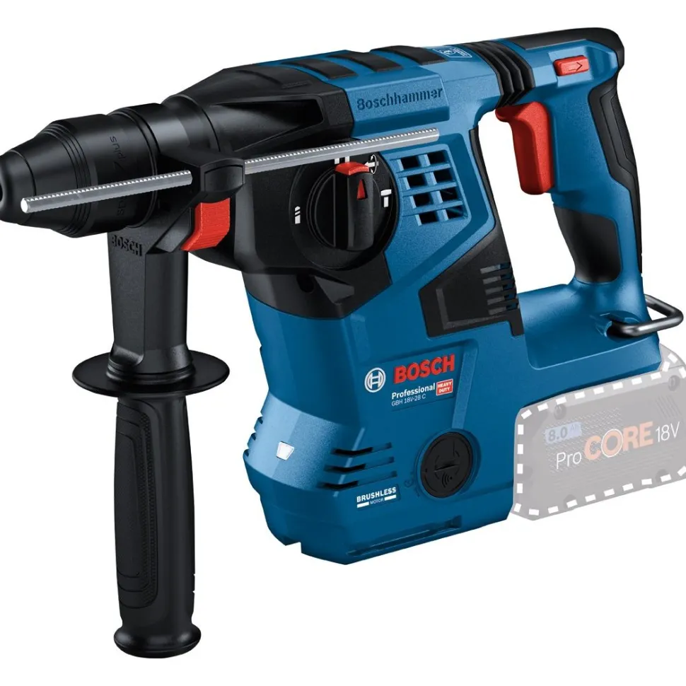 Akkuporavasara Bosch Professional GBH 18V-28 C Solo 18V ilman akkua