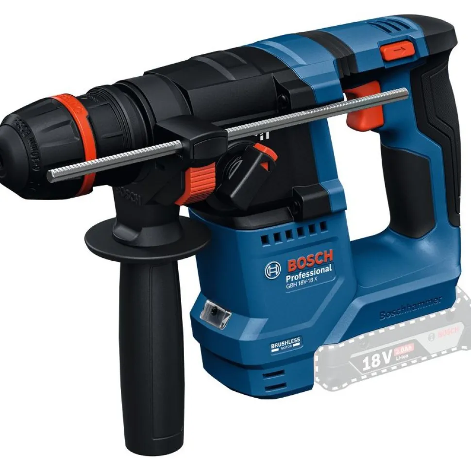 Akkuporavasara Bosch Professional GBH 18V-18 X Solo 18V ilman akkua