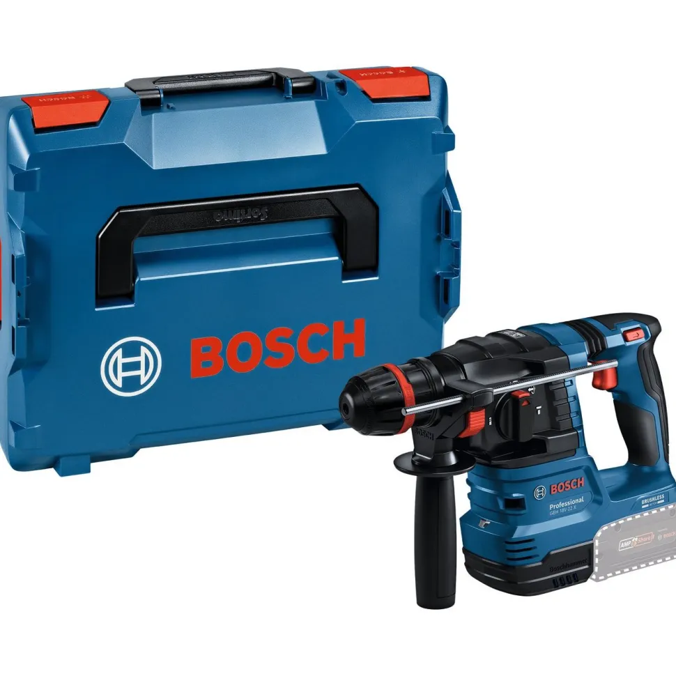 Akkuporavasara Bosch Professional GBH 18V-22 X Solo 18V ilman akkua + L-Boxx