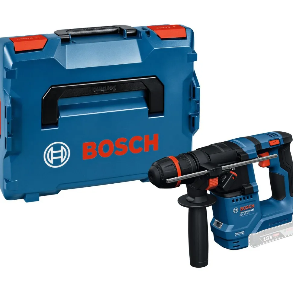 Akkuporavasara Bosch Professional GBH 18V-18 X Solo 18V ilman akkua + L-Boxx