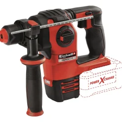Akkuporavasara Einhell Power X-Change Herocco SDS+ 18V ilman akkua + E-Box -salkku