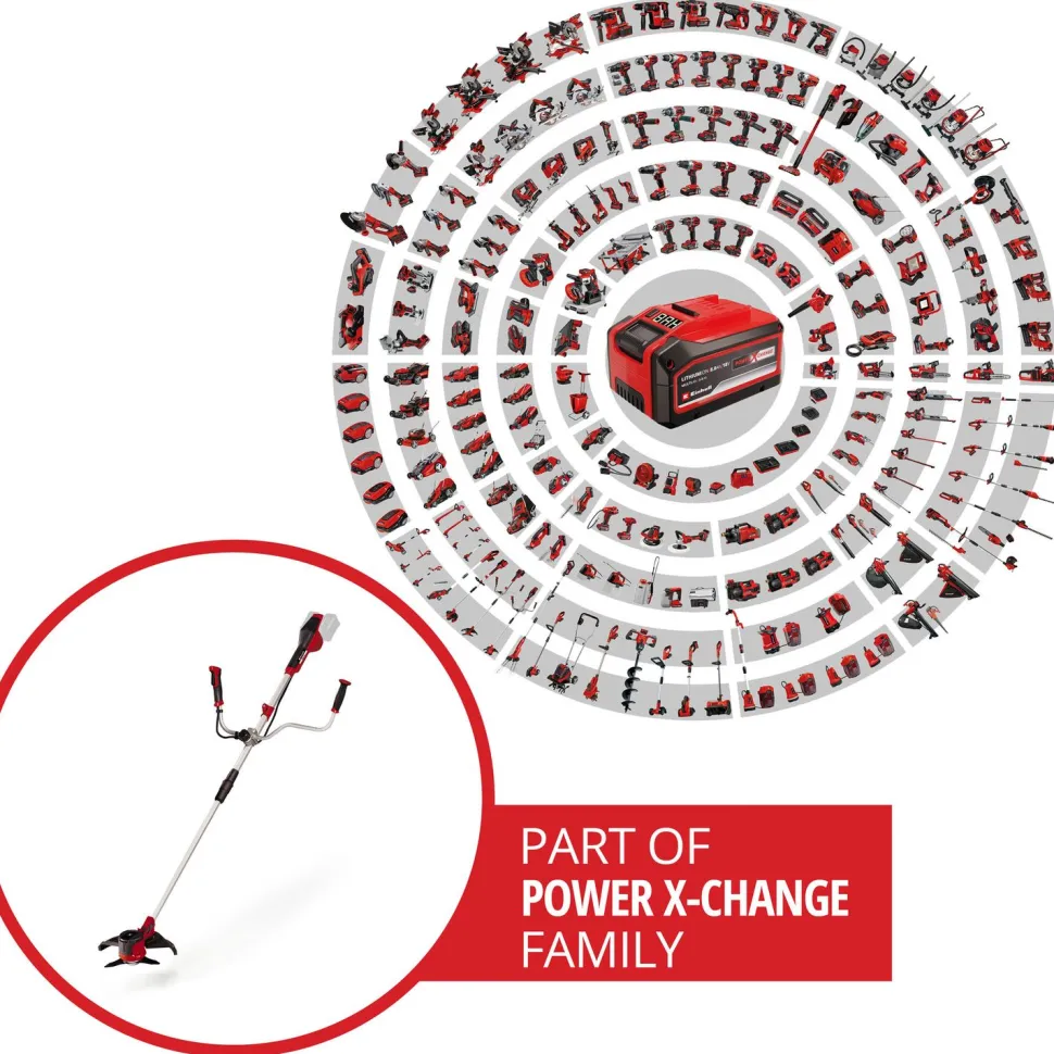 Akkuraivaussaha Einhell Power X-Change Agillo 2x18V ilman akkuja