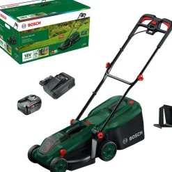 Akkuruohonleikkuri Bosch Rotak 18V-34 18V 4,0 Ah akulla