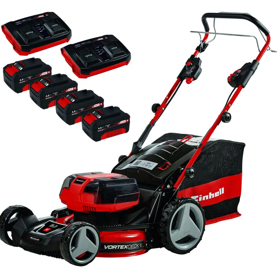 Akkuruohonleikkuri Einhell Power X-Change GE-CM 36/47 S HW Li vetävä + 4 akkua