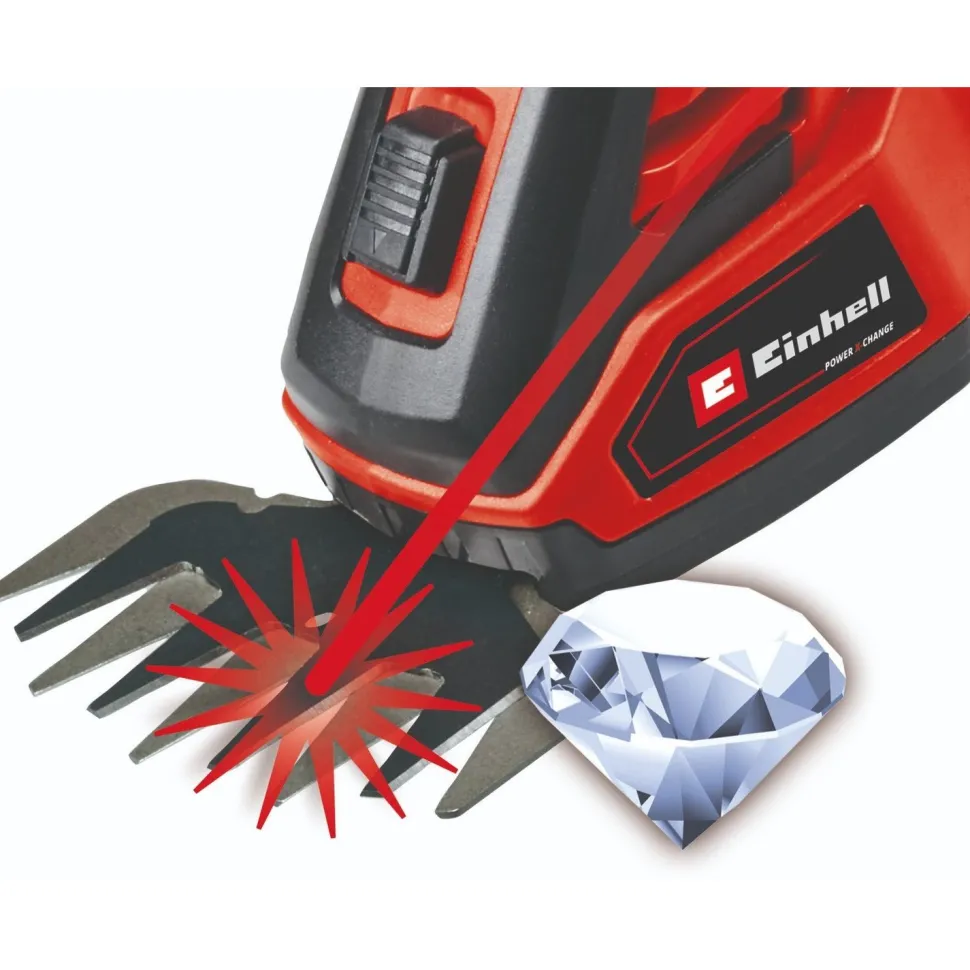 Akkuruohosakset/-pensasleikkuri Einhell Power X-Change GE-CG 18/100 Li-Solo 18V ilman akkua