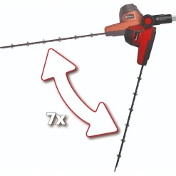 Akkuteleskooppipensasleikkuri Einhell Power X-Change GC-HH 18/45 Li T-Solo 18V ilman akkua