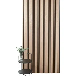 Akustiikkalevy Fibrotech Premium, 22x605x2440mm, vaalea tammi puuviilu