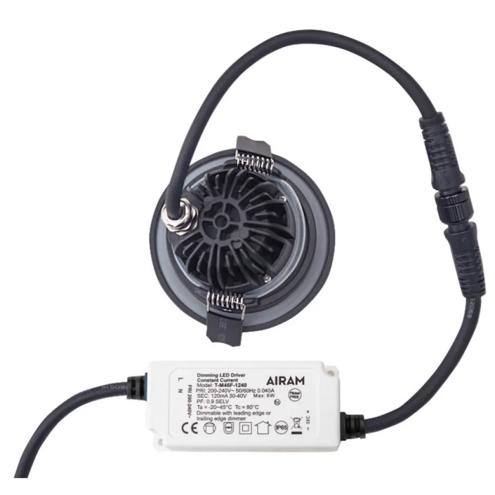 Alasvalo Airam Pro Compact Outdoor Tilt, himmennettävä, IP65, 5W, 500lm, eri vaihtoehtoja