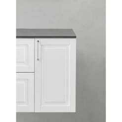 Allaskaapin sivumoduuli Hafa Grace, 300x535mm, soft close, valkoinen