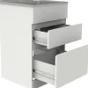 Allaskaappi Nordic Tech NTB 5 560x880x520 valkoinen/rst