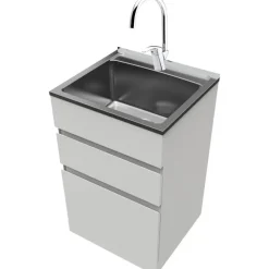 Allaskaappi Nordic Tech NTB 5 560x880x520 valkoinen/rst