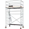 Alumiiniteline Tikli Jumbo 9900P, tasokorkeus 3.4m, 250x135cm
