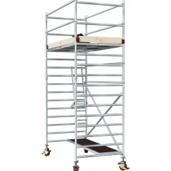 Alumiiniteline Tikli Jumbo 9900P, tasokorkeus 3.4m, 250x135cm