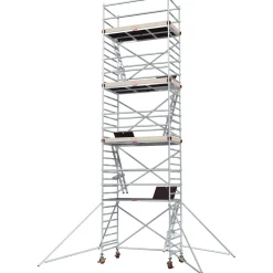 Alumiiniteline Tikli Jumbo 9900-8P, tasokorkeus 8.5m, 250x135cm