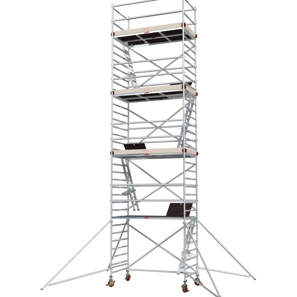 Alumiiniteline Tikli Jumbo 9900-8P, tasokorkeus 8.5m, 250x135cm