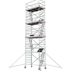 Alumiiniteline Tikli Jumbo 9900-8P, tasokorkeus 8.5m, 250x135cm