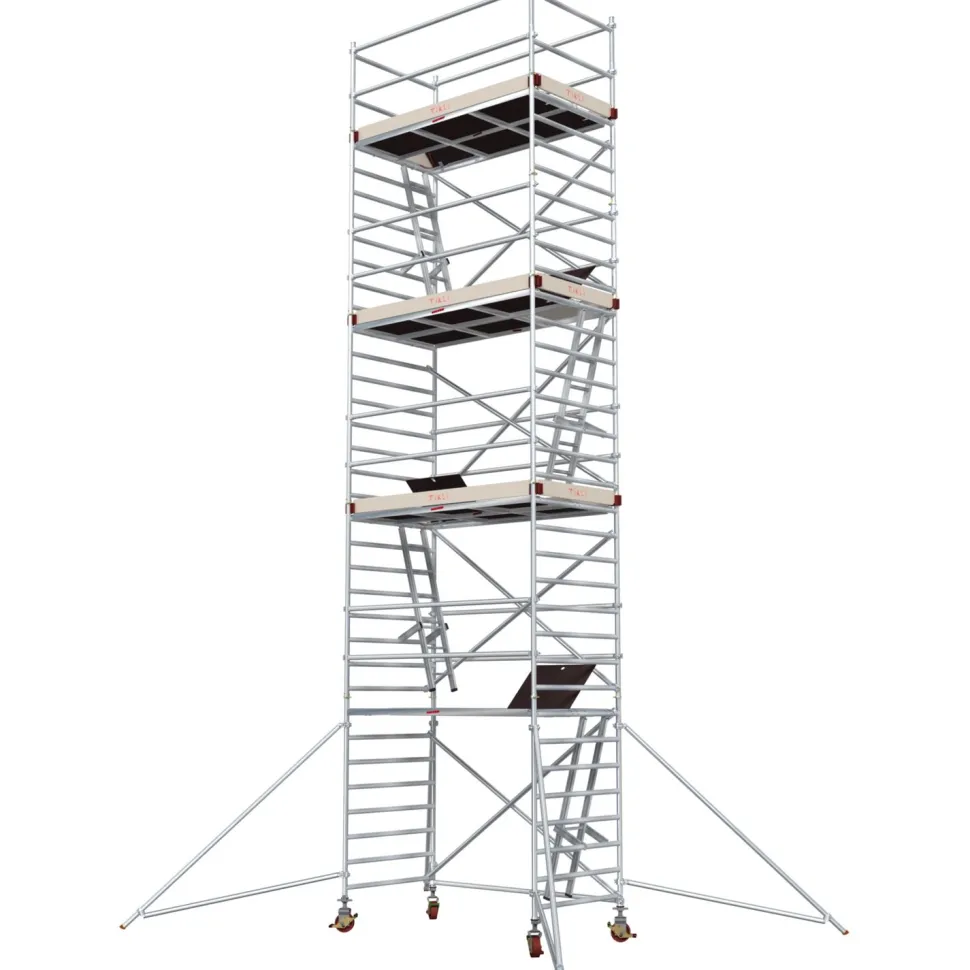 Alumiiniteline Tikli Jumbo 9900-8P, tasokorkeus 8.5m, 250x135cm