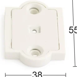 Aluslevy Habo 2434 saranoille valkoinen