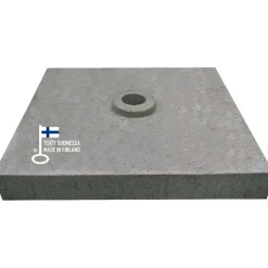 Anturakivi TEPE 400x400x50 mm ponttirakenteella harmaa
