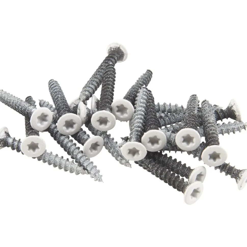 Asennusruuvit Fibrotech akustiikkalevyille, 4.2x30mm, harmaa, 100kpl