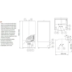 Aurinkoenergiavaraaja Jäspi Solar 300 Economy rst 290 l
