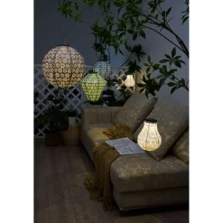 Aurinkokennolyhty Paulmann Pauleen Sunshine Charm, IP44, 3500K, tummansininen