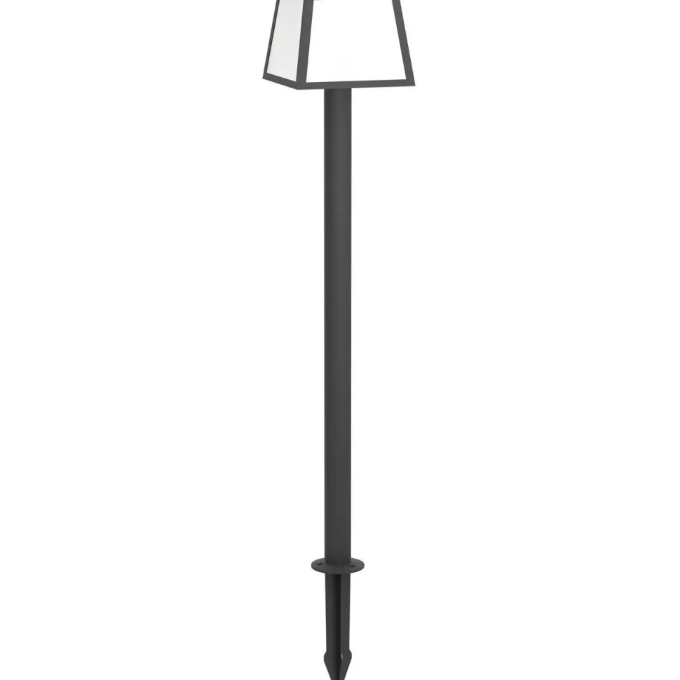 Aurinkokennopylväsvalaisin Eglo Altilia, musta/valkoinen