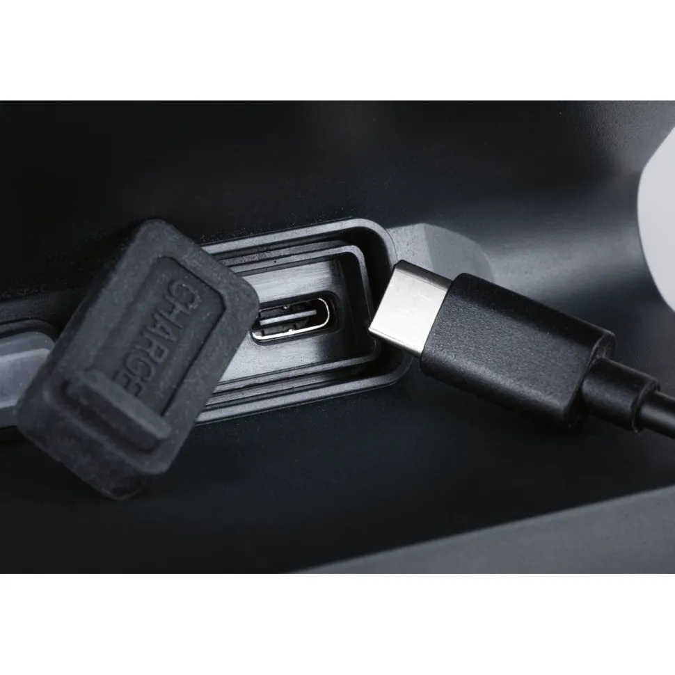 Aurinkokennoseinävalaisin Paulmann Lesly 113x126mm USB-ladattava hämäräohjattu liiketunnistin IR IP65 3000K 5.5W 400lm antrasiitti