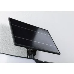 Aurinkokennoseinävalaisin Paulmann Sonlig 286x137mm USB-ladattava hämäräohjattu liiketunnistin IR IP65 3000K 2x9W 2x1100lm antrasiitti