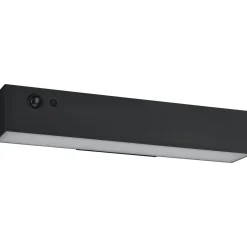 Aurinkokennoseinävalaisin tunnistimella Eglo Voscari, IP54, 4000K, alas, antrasiitti