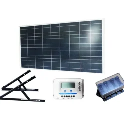Aurinkopaneelisetti mökille Bright Solar 160 W 20A säätimellä