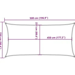 Aurinkopurje, 160 g/m² HDPE, eri värejä ja kokoja (16419)
