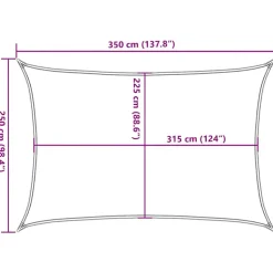 Aurinkopurje, 160 g/m² HDPE, eri värejä ja kokoja (16419)