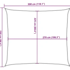 Aurinkopurje, 160 g/m² HDPE, eri värejä ja kokoja (16419)