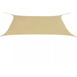 Aurinkopurje oxford-kangas suorakaide 4x6 m beige