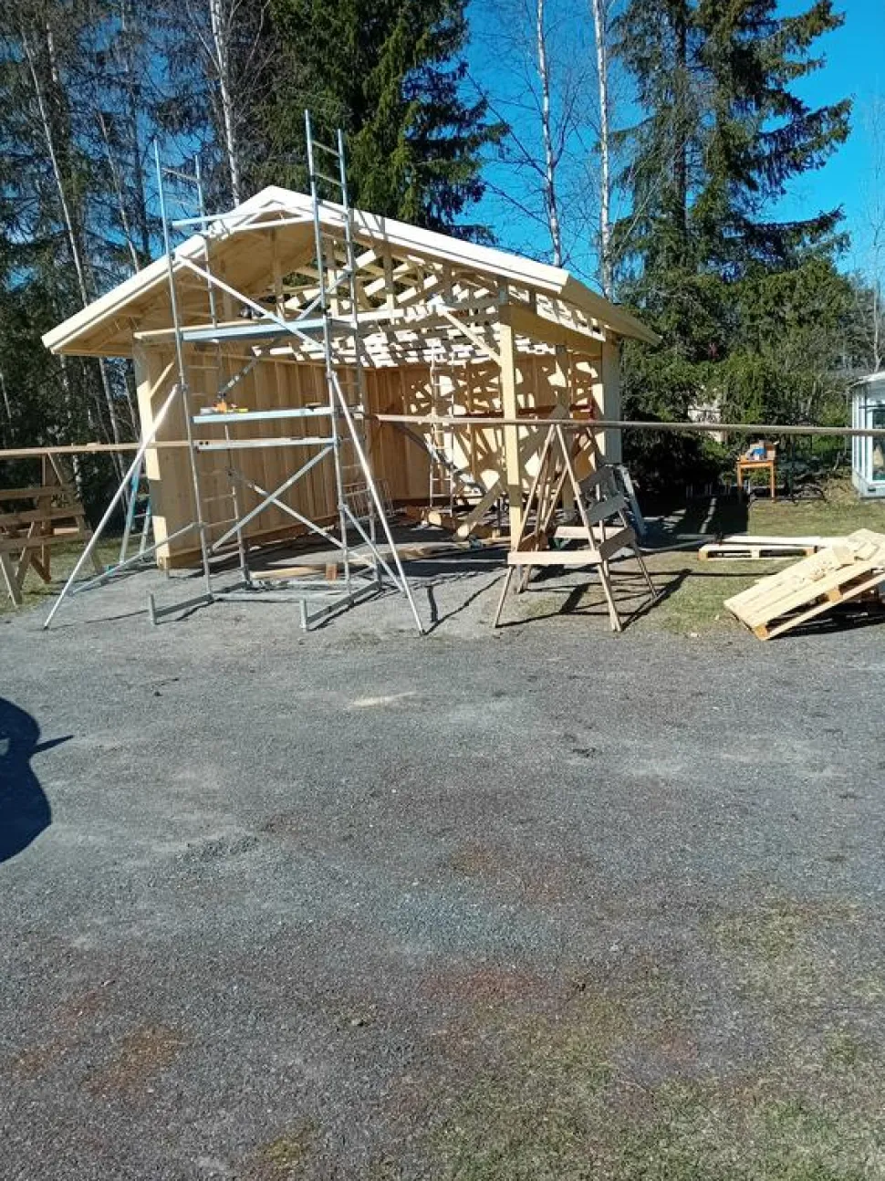 Autokatoksen runkopaketti Timburg, eri kokoja