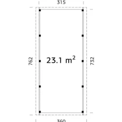 Autokatos Palmako Karl, 23,1m² CP3676