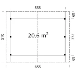 Autokatos Palmako Robert, 20,6m² CP5637