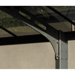 Autokatos Palram-Canopia Arizona Breeze, 13.8m², yhdelle autolle, tummanharmaa/harmaa