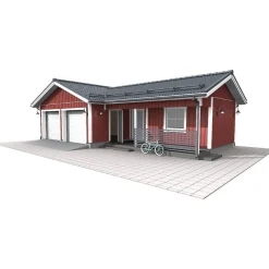 Autotalli ja vaja Piharati E6, 58.5m²