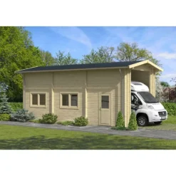 Autotalli matkailuautolle Tene Caravan 70