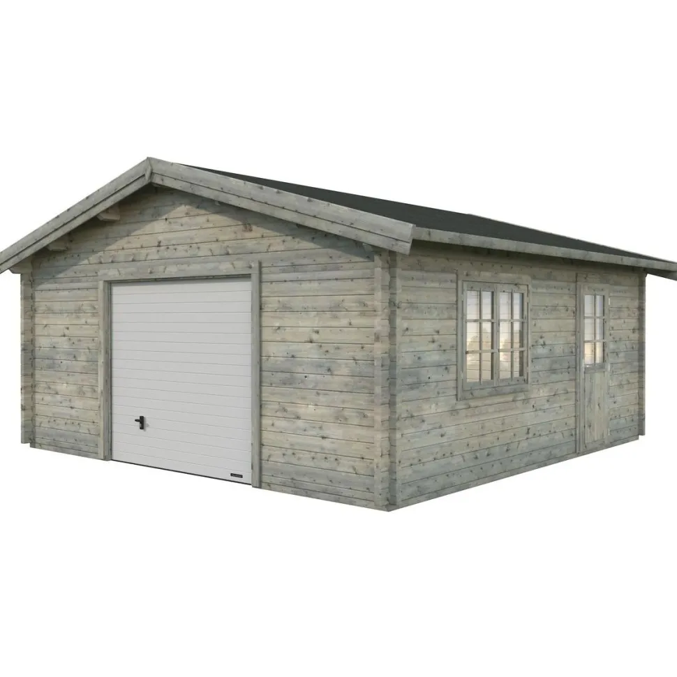 Autotalli Palmako Roger, nosto-ovella, 27,7m² FR70-5656-2