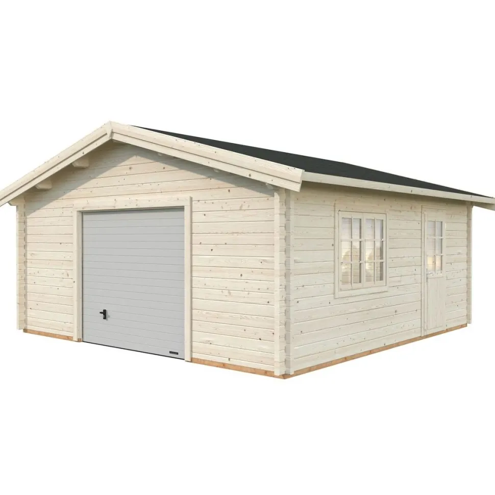 Autotalli Palmako Roger, nosto-ovella, 27,7m² FR70-5656-2
