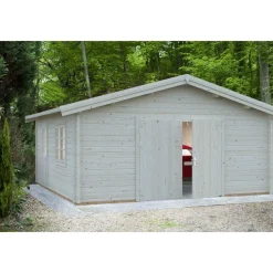 Autotalli Palmako Roger, puuovella, 27,7m² FR70-5656-1